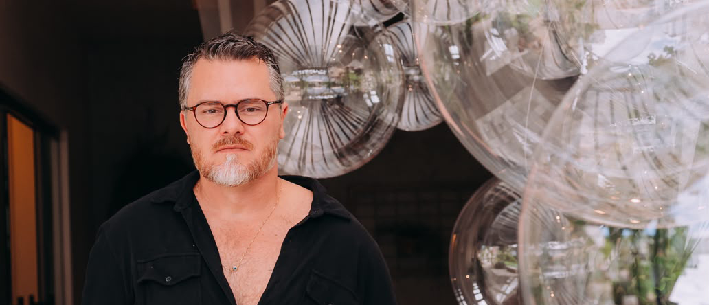 O arquiteto Gustavo Barnabé na sua festa dos 40 anos e que reuniu muitos amigos para festejar a data